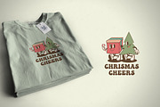 Christmas Tree Mix Vintage Cartoon, an Illustration by vectstudio (Thumbnail 5 of 5)