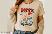 Happy 4th of July Hand-drawn PNG SVG, a Graphic by mh_arif (Thumbnail 3 of 4)