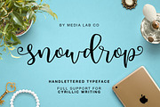 Snowdrop Script, a Handwritten Font by supfonts (Thumbnail 1 of 15)