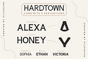 Hardtown a Vintage Sans Serif Font, a Sans Serif Font by Vilogsign (Thumbnail 2 of 9)