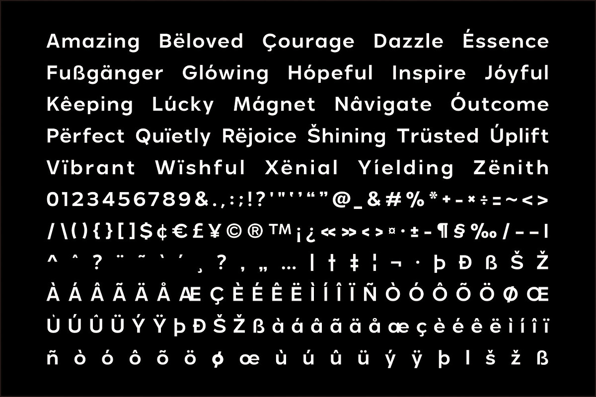 Melbourne - Geometric Sans Serif, a Sans Serif Font by Umitype (Photo 11 of 15)