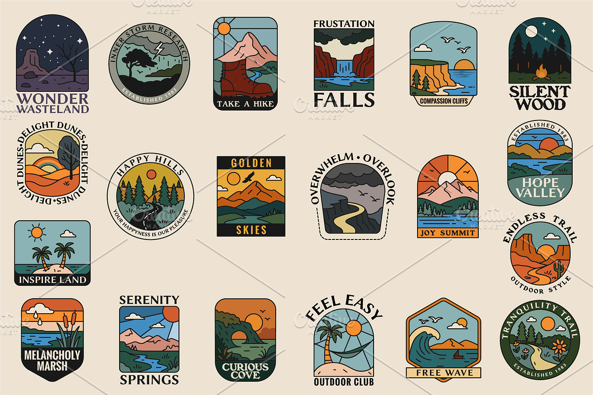The Inner Wild Badge Illustration, an Illustration by The BolzStudio (Photo 2 of 8)