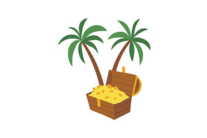 A treasure chest filled with shiny, an Object Illustration by the8monkey