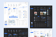 Multi-Purpose Dashboard UI Figma, an UI Kit Template by peterdraw (Thumbnail 3 of 7)