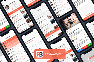 Product Review App UI Kit ReviewBox