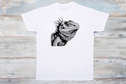 Bearded Dragon SVG - Lizard Clipart, an Illustration by YouniqueArtwork (Thumbnail 3 of 5)