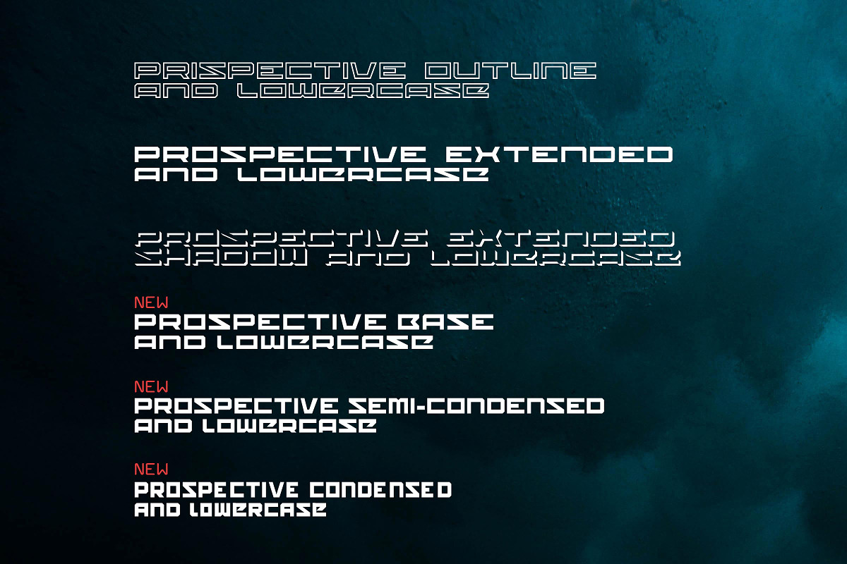 Prospective Font preview 2