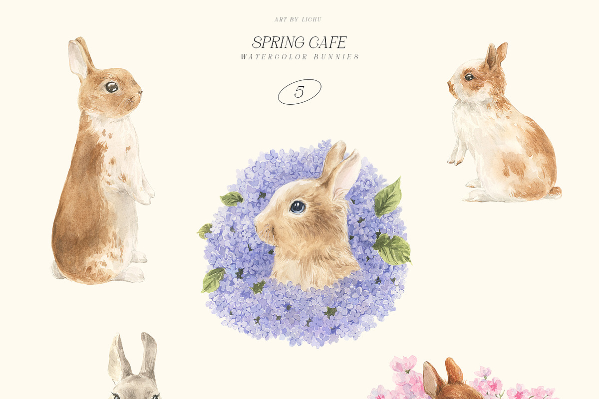 SPRING CAFE, a Seasonal Illustration by LiChu Art (Photo 3 of 6)