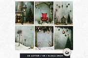 Surreal Moody Christmas Backdrops, a Background Graphic by ThatsDesignArt (Thumbnail 10 of 15)