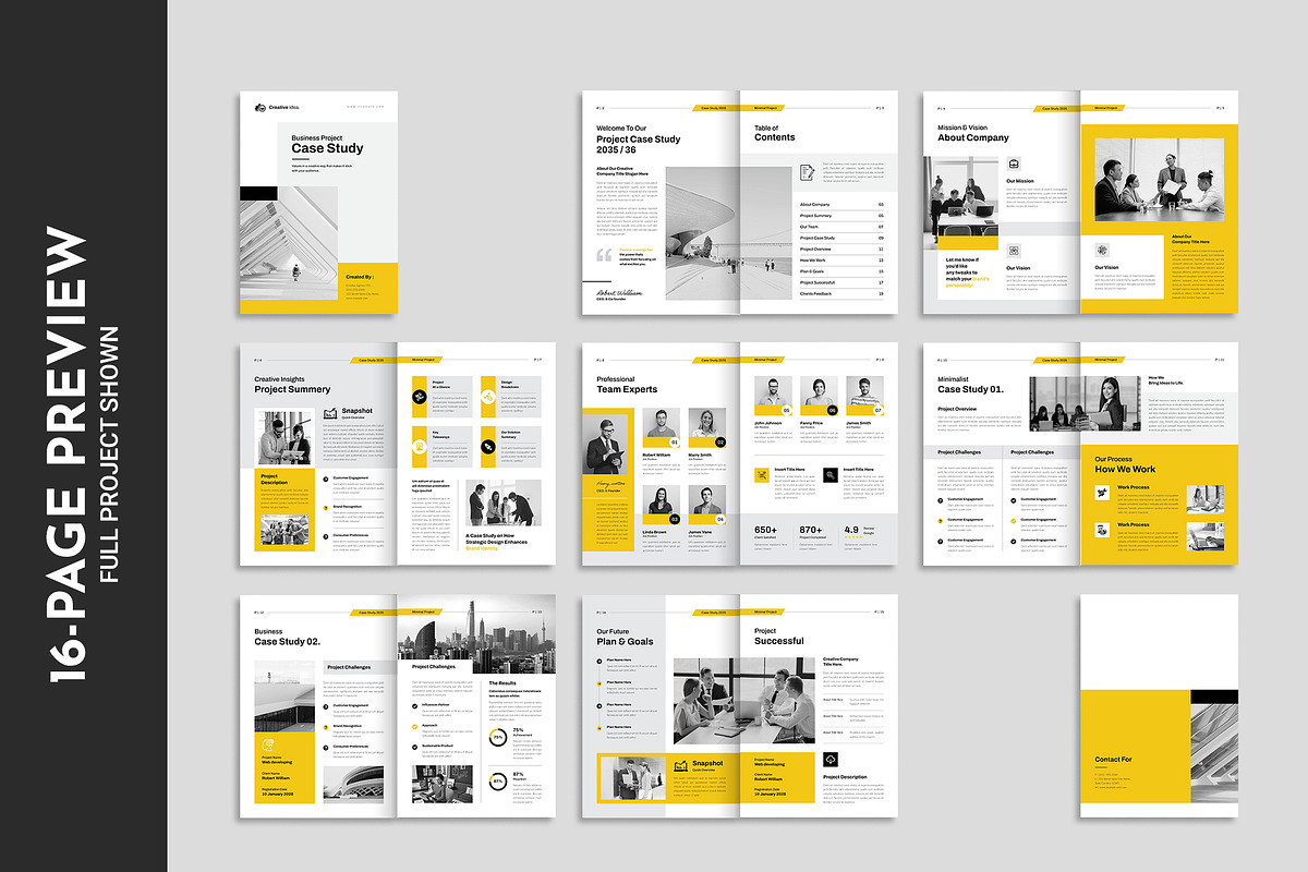 Case Study Brochure Template, a Brochure Template by Spark_Creative (Photo 12 of 12)