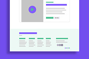 Clean Web Wireframe Template, a Wireframe Template by MightyDesign (Thumbnail 6 of 9)