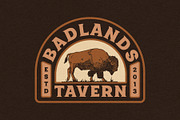 Badlands - A Rugged, Hand-drawn Font, a Serif Font by Eric Pond Designs (Thumbnail 5 of 6)