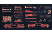 Sci-fi FUI Futuristic Element in HUD, a Technology Illustration by ZinetroN (Thumbnail 9 of 10)