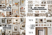 Ultimate 900 Frame Mockup Bundle, a Household Mockup by Mockup Art Atelier (Thumbnail 4 of 34)