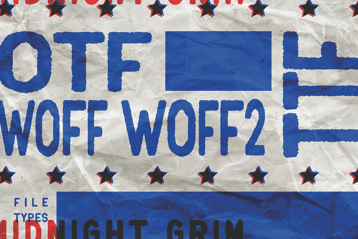 Auditorium, a Sans Serif Font by Midnight Grim (Photo 4 of 4)