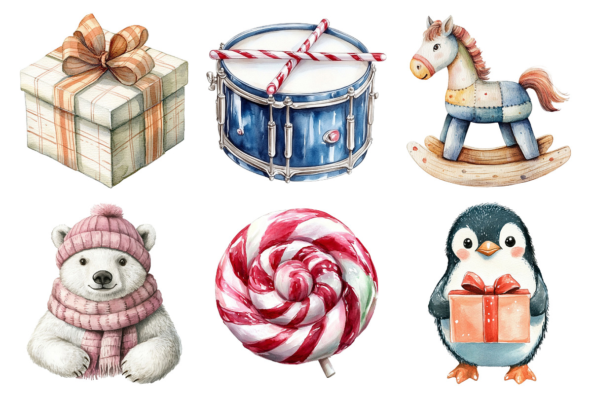 Christmas Clipart, an Illustration by Daily.Designs (Photo 3 of 5)