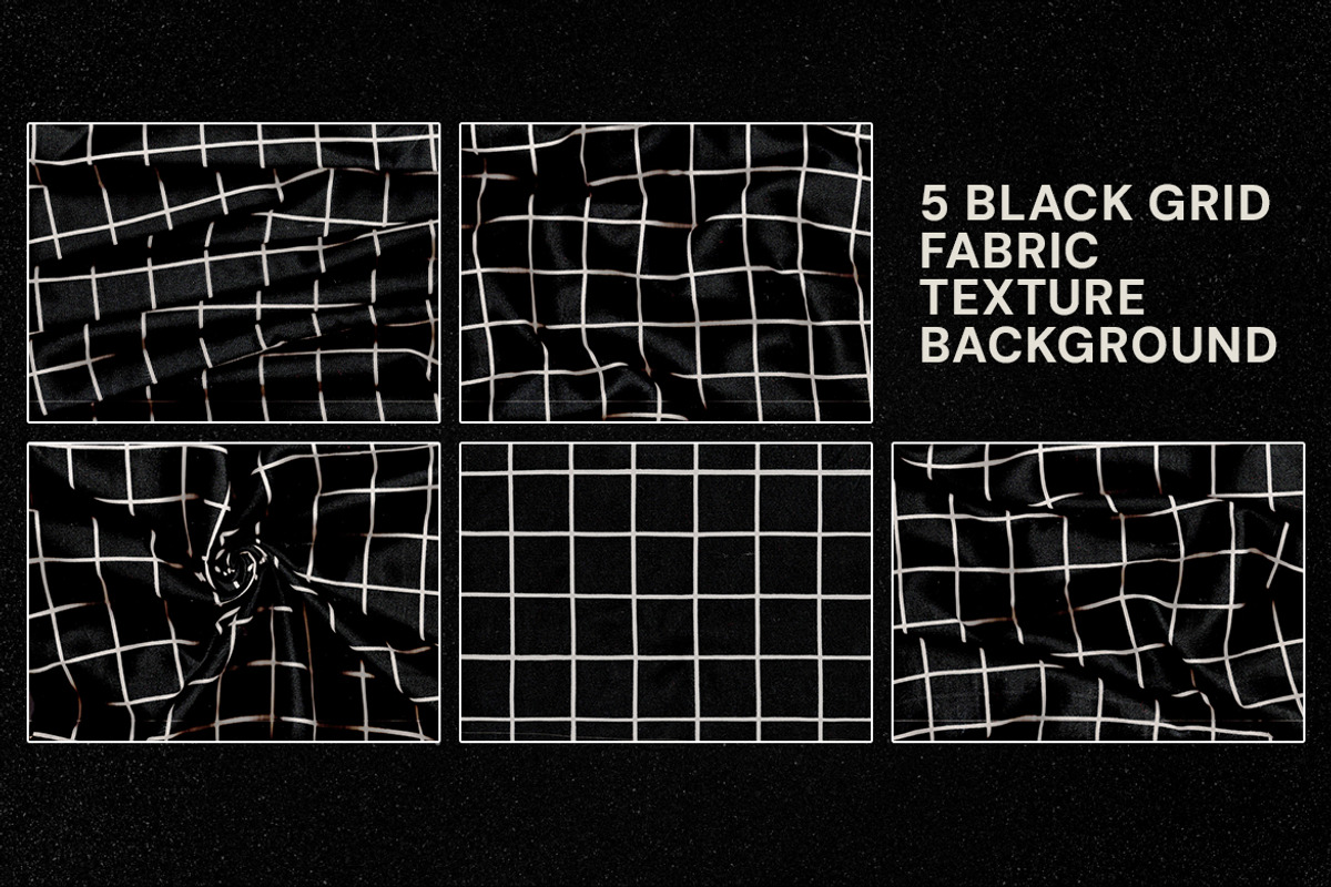 Black Grid Fabric Texture, a Texture Graphic by Pitchlook.Studio (Photo 2 of 3)