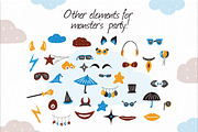 Monsters Vector clipart, an Animal Illustration by SketchCliparts (Thumbnail 3 of 9)