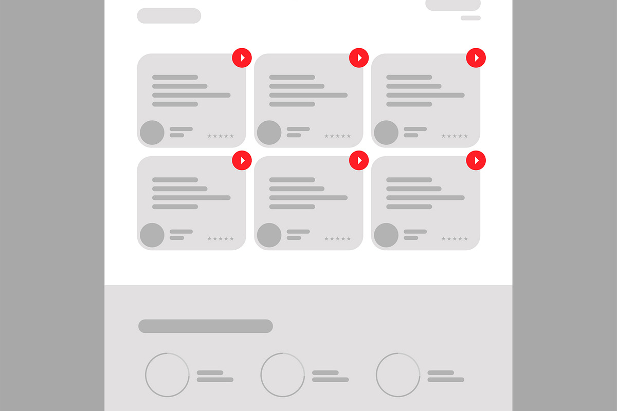 Real Estate Landing Page Wireframe, an UI Kit Template by CreativeShaper (Photo 5 of 6)