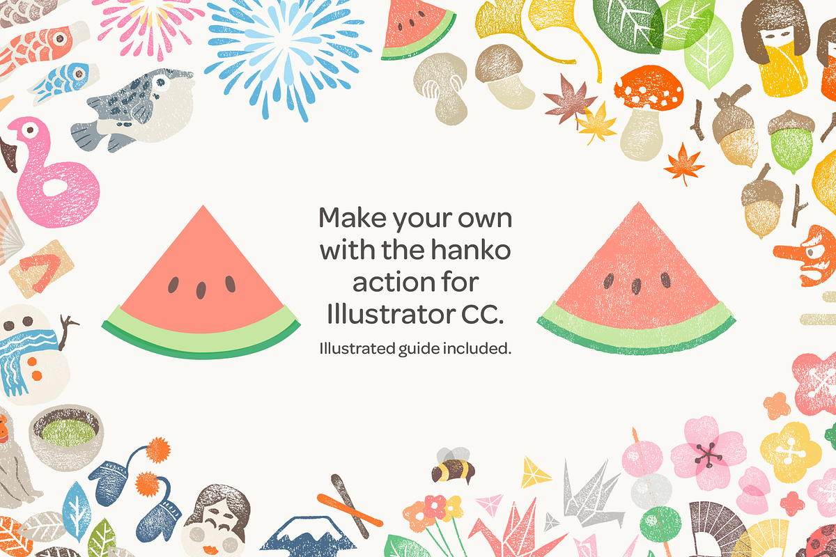 HANKO Japanese Stamp Kit, a Food Illustration by Hanko Goods (Photo 3 of 14)
