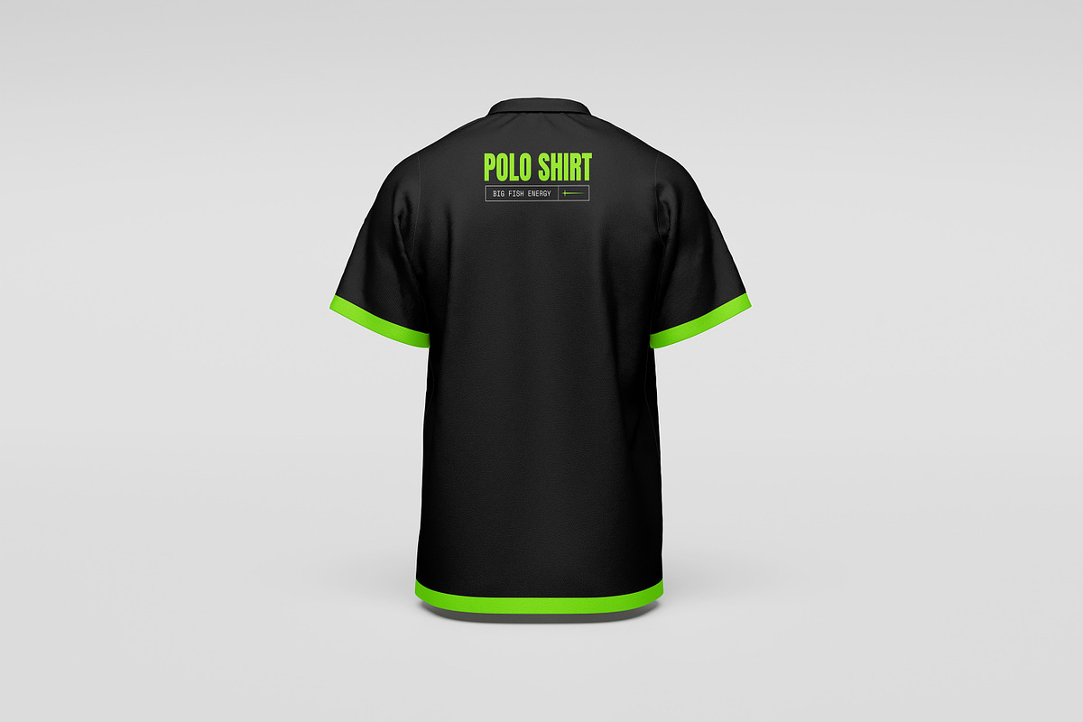 High Quality Polo Shirt Mockup, a Shirt Mockup by AKMAL STUDIO (Photo 4 of 5)