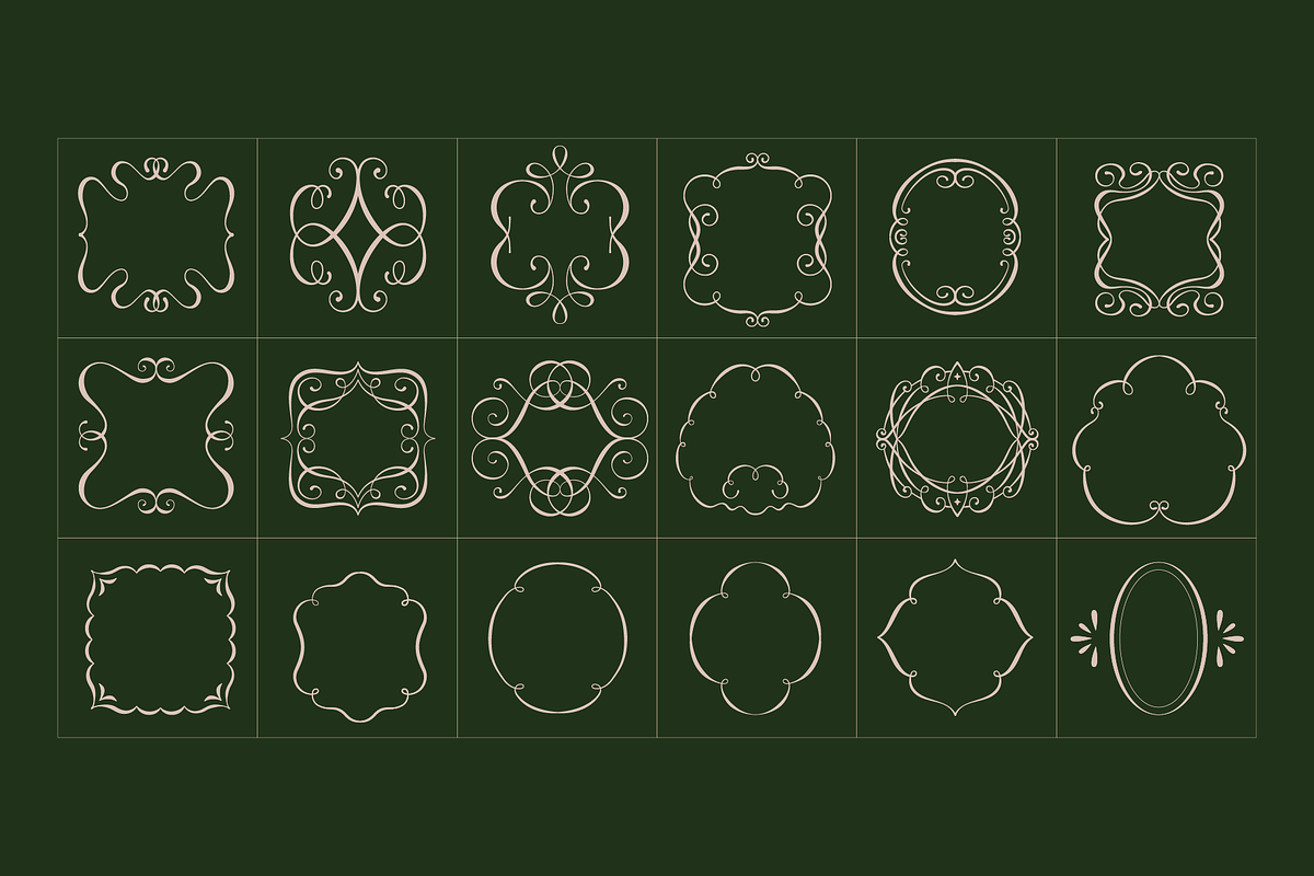 Vector frames and logo templates, an Object Graphic by venimo (Photo 8 of 14)