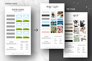 Brand Board Template/Mood Board, a Branding & Logo Template by Just Like White Creative (Thumbnail 3 of 6)