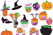 Boo Clipart, a Seasonal Illustration by GlamArtZhanna (Thumbnail 3 of 3)