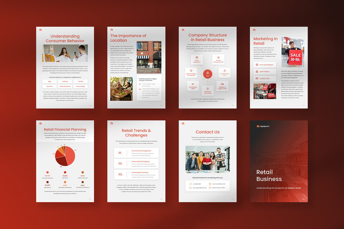 A4 Retail Business Presentation GSL preview 4