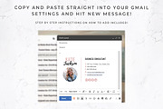 Email Signature | Canva + Gmail, a Templates & Theme by Thirty One Palms Studio (Thumbnail 6 of 6)