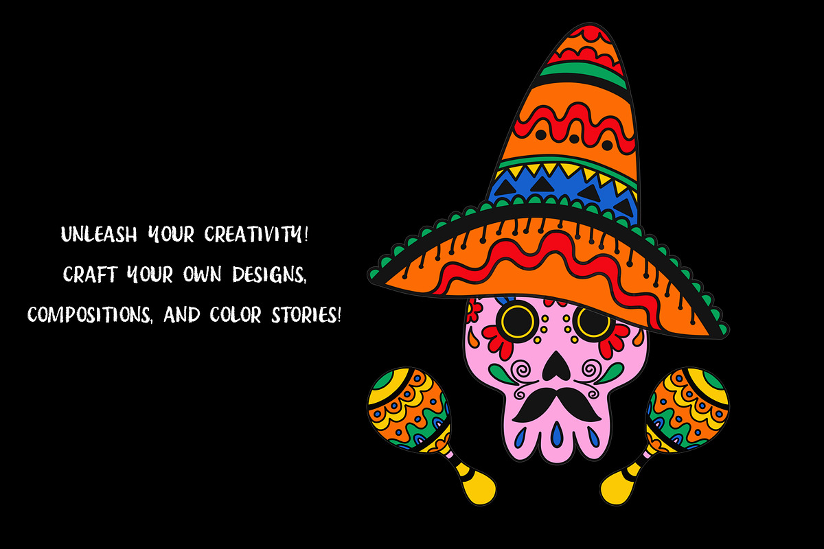 Cinco De Mayo – Procreate Stamp Set, a Brush Add-On by ArtPavo (Photo 6 of 7)