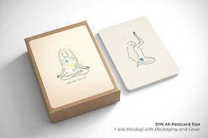 Postcard Mockup A6 Rounded Corners