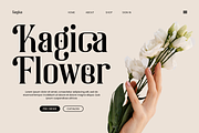 Lazelle Serif with Bold Elegance, a Serif Font by Annivers Type (Thumbnail 5 of 10)