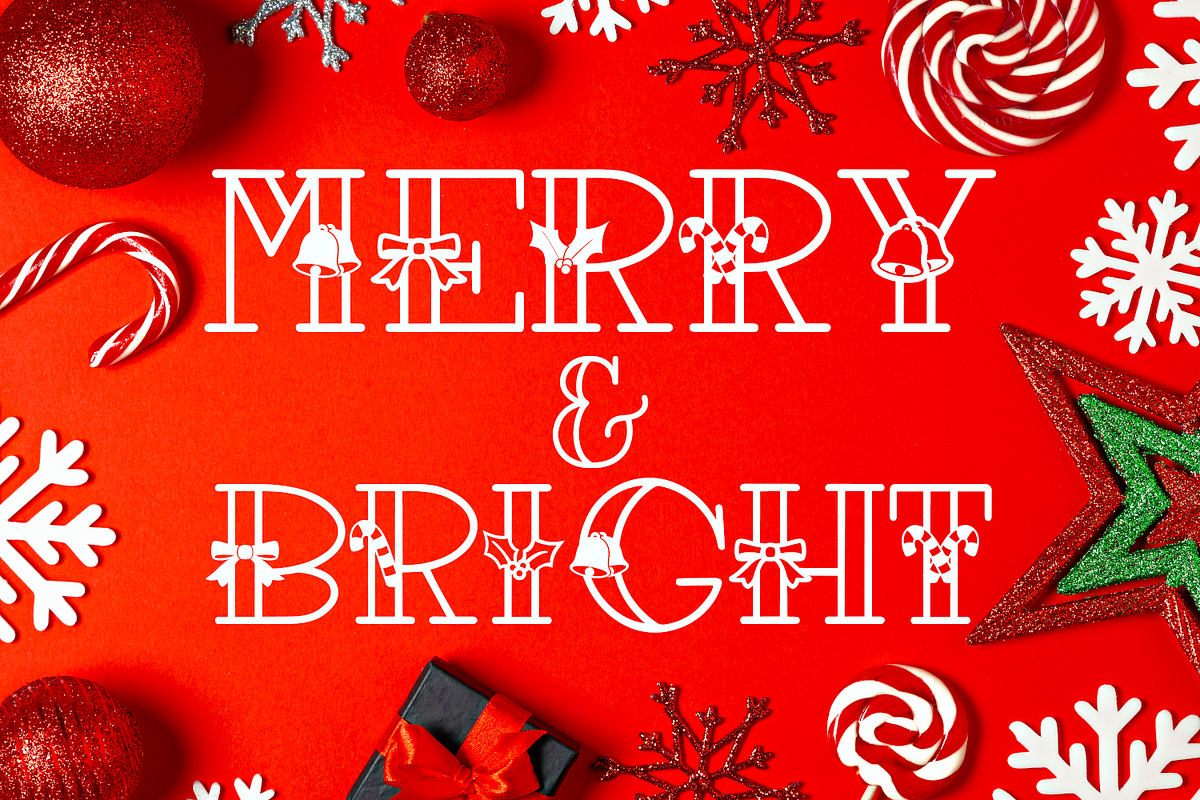 Forever Christmas, a Serif Font by Amber Nest Design (Photo 14 of 14)