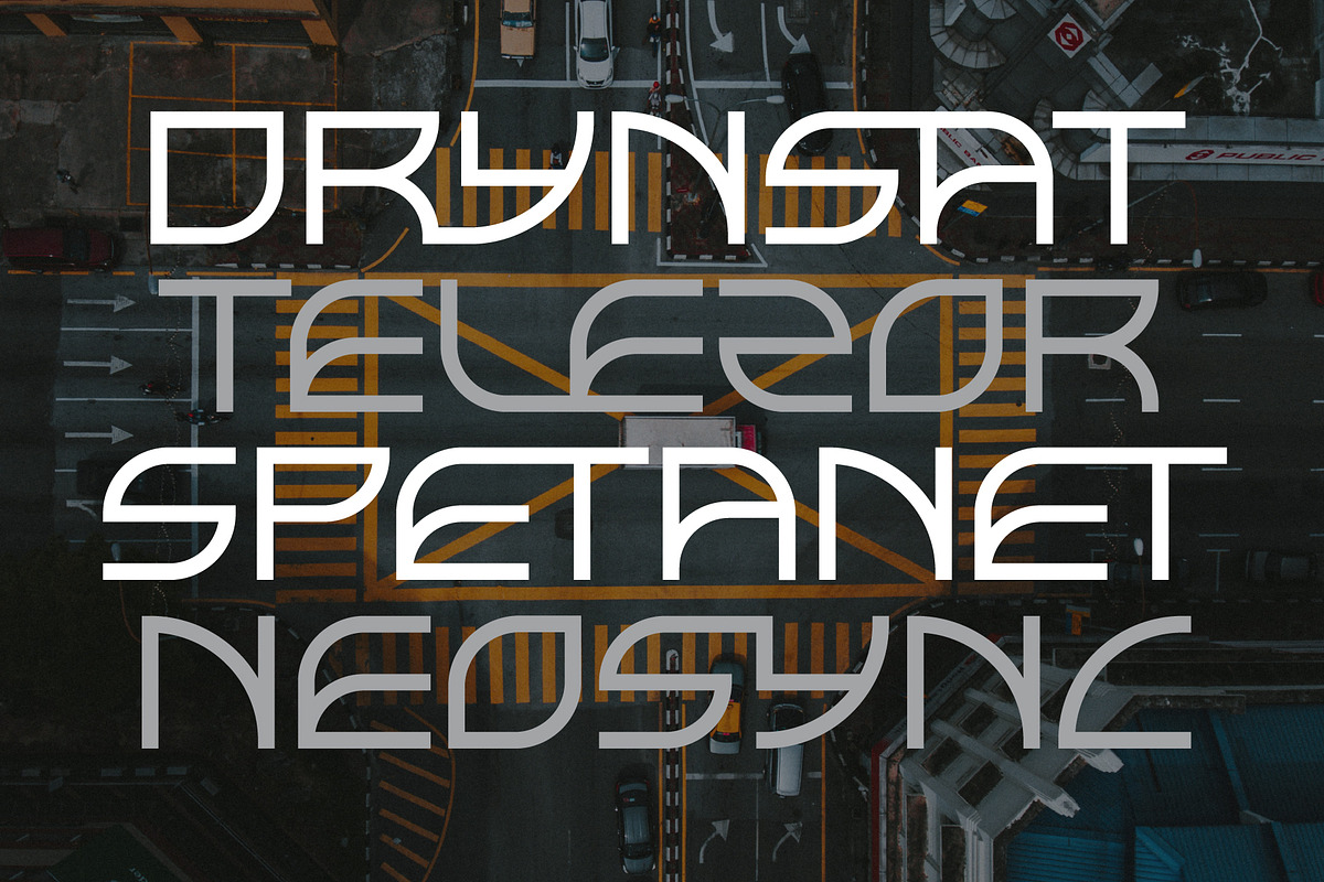 Elltaneixy – Futuristic Sci-Fi Font, a Font by Erifqizefont (Photo 10 of 15)