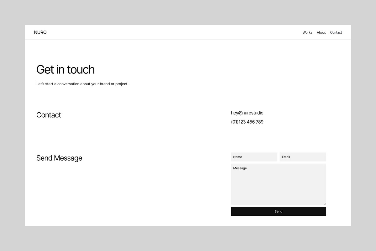 Nuro - Porfolio Framer Template, a React Template by PixaSquare (Photo 4 of 4)