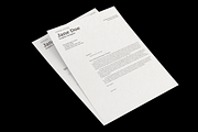 CV/Resume & Cover Letter Template_04, a Resume Template by Akreatipe (Thumbnail 1 of 4)