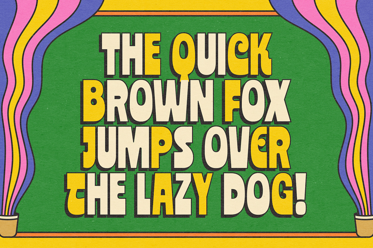 Magic Munchs - Psychedelic Font, a Sans Serif Font by The Native Saint Club (Photo 12 of 12)