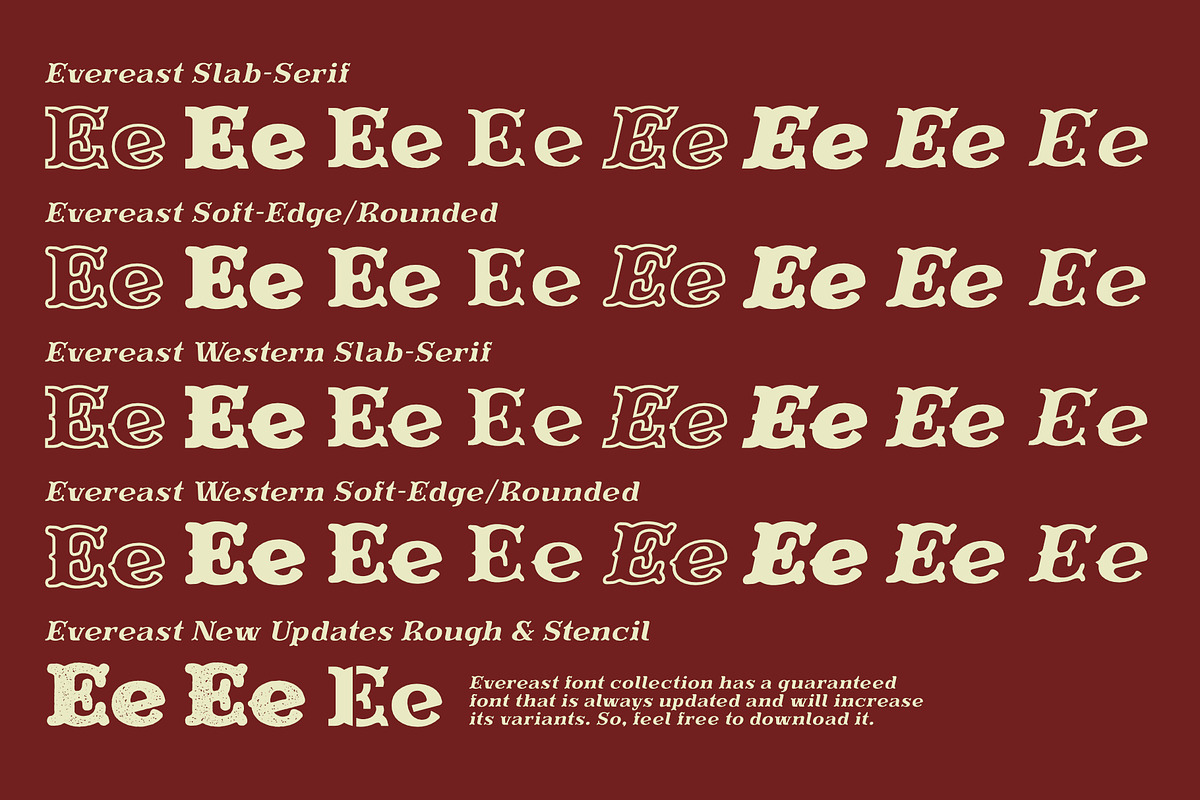 Evereast Font Family, a Slab Serif Font by Nocturnal Workspace (Photo 6 of 14)