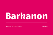 Barkanon Humanist Font, a Sans Serif Font by Colt Type Co (Thumbnail 1 of 6)