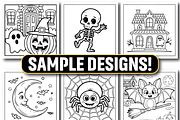 Bold & Easy Cute Halloween Coloring, a Seasonal Illustration by Design Station (Thumbnail 5 of 5)