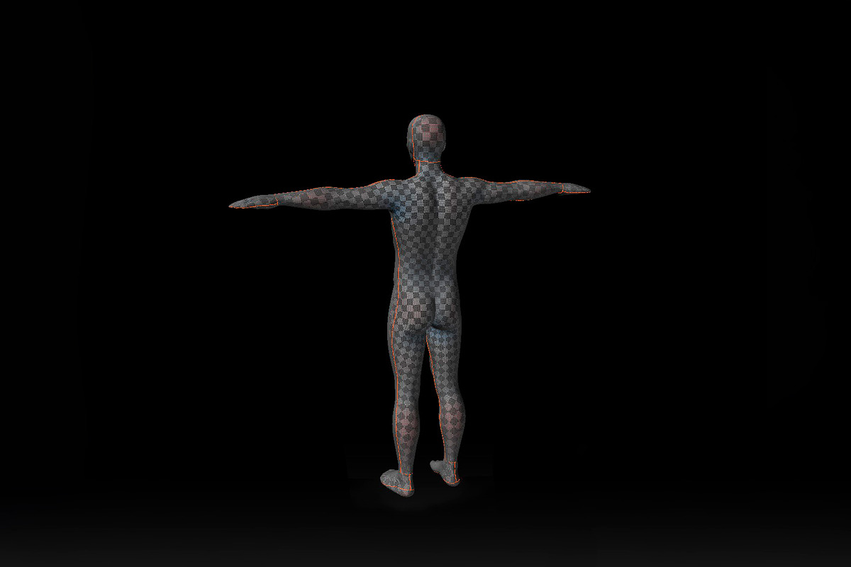 Male Human Base Mesh – Rigged, a Characters & Person 3D Model by Casa Mandarina (Photo 3 of 8)