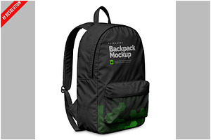 Backpack Design Mockup, an Apparel Mockup by Bruno's Shop