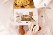 Warm Autumn baby collection, an Animal Illustration by polikarpovaart (Thumbnail 4 of 14)
