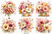 Whimsical Mother's Day Flowers Clipa, an Illustration by Craft Nest (Thumbnail 3 of 12)