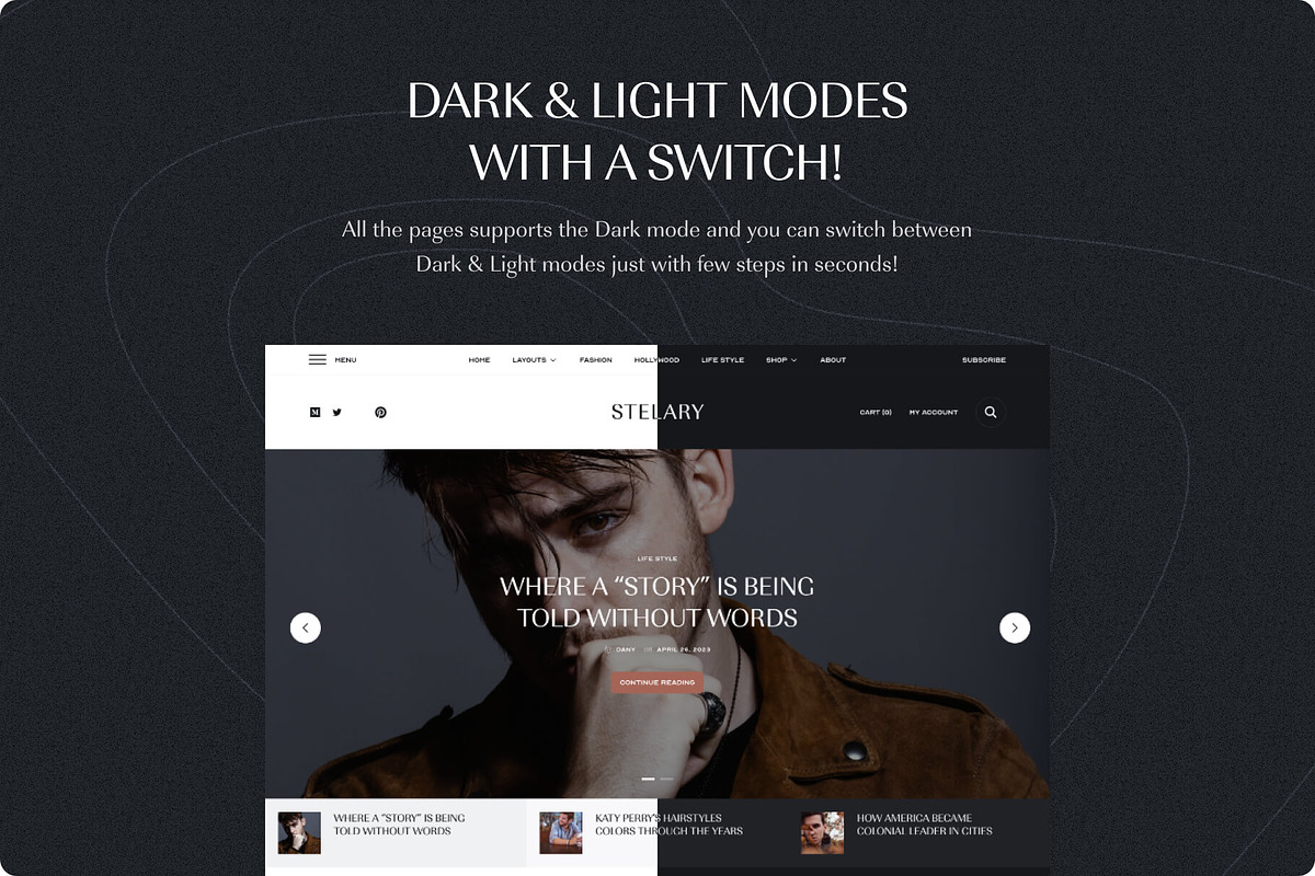 Stelary Multi-Purpose Blogging Figma, an UI Kit Template by UniStudio (Photo 2 of 4)