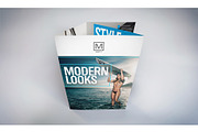 Gatefold Brochure Mockups, a Print Template by Shop Mockpro (Thumbnail 4 of 14)