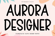 Aurora Designer, a Script Font by FreshTypeINK (Thumbnail 1 of 7)