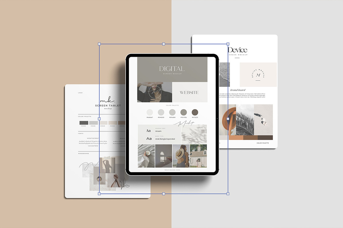 iPad Screen Website Mockup, an iPad Mockup by graphicpages (Photo 3 of 9)