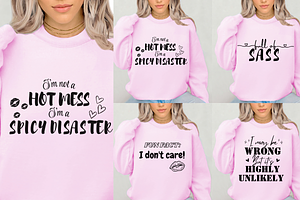 Sarcastic Quotes PNG Bundle